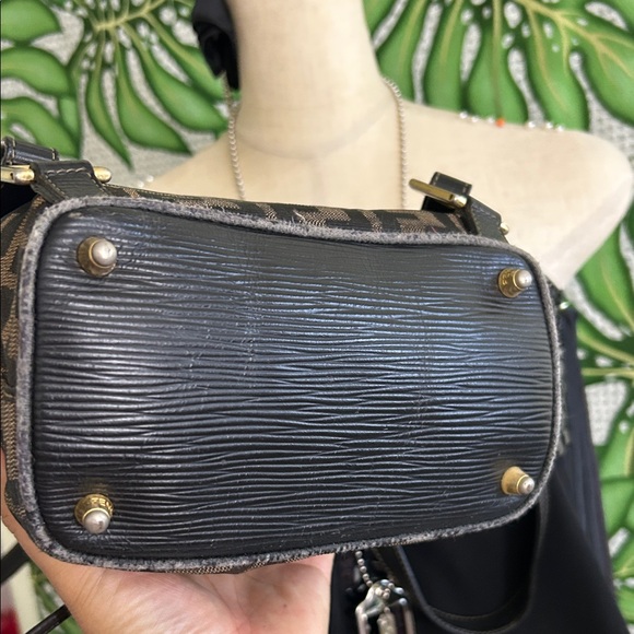 ?Vintage Fendi Zucca Black and Brown Monogram MINI Backpack main image 11